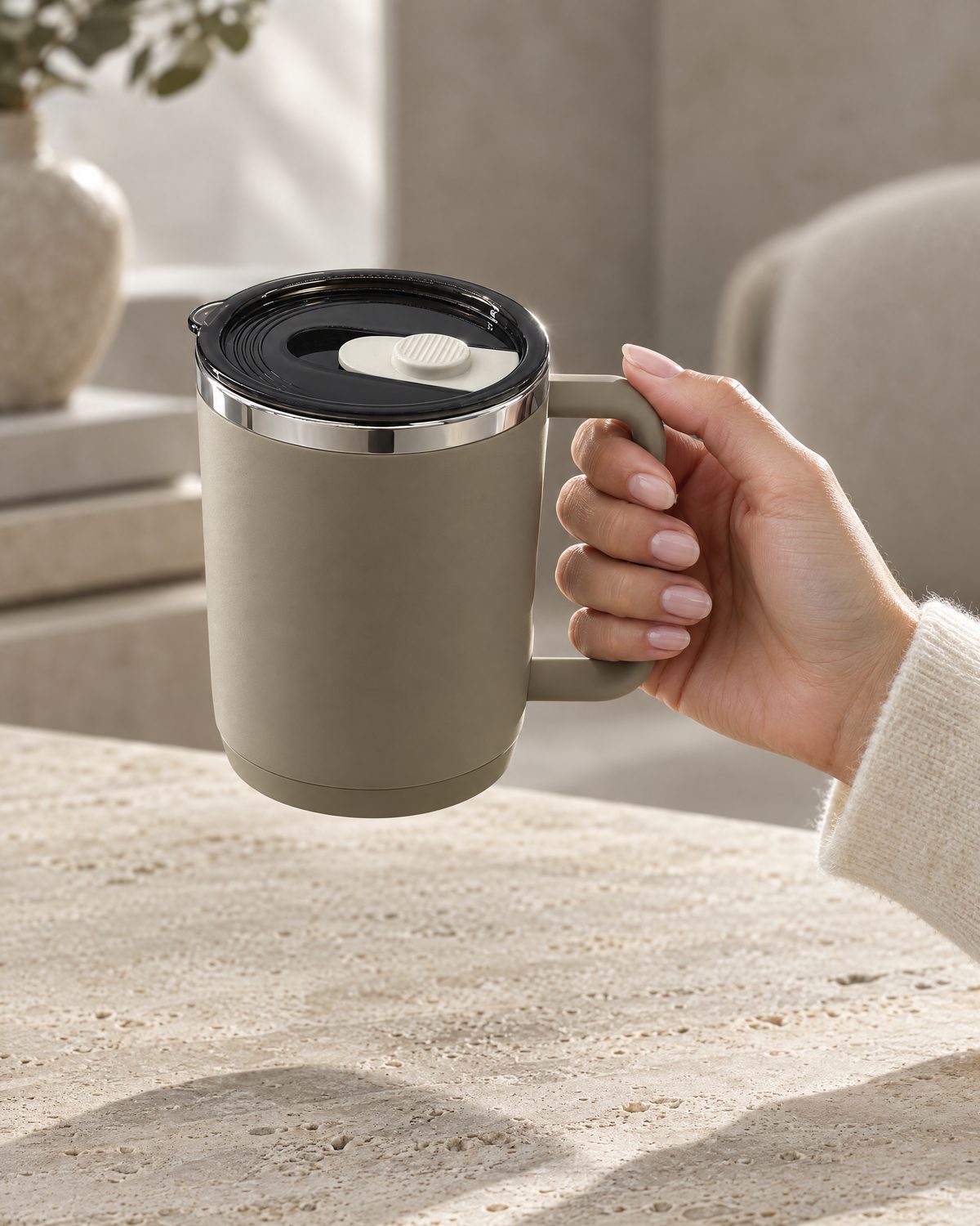 Mug isotherme 500 ml — KIZENTO Cup 500, vue 2