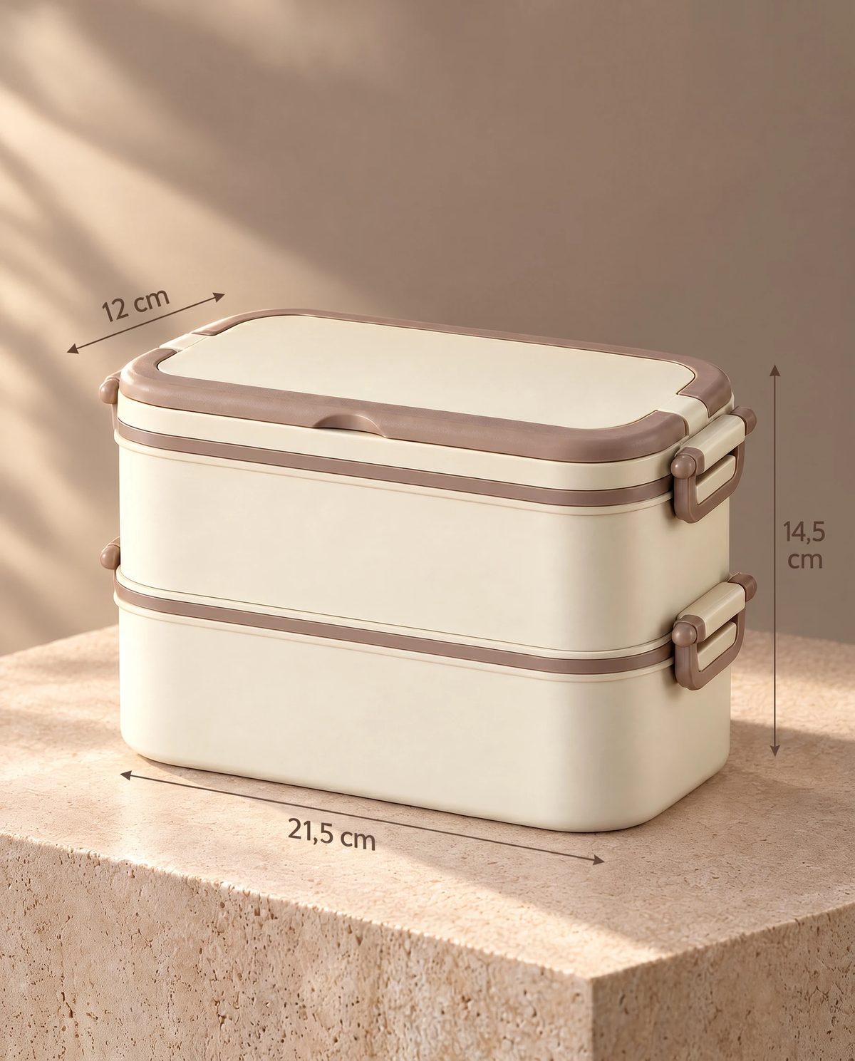 Bento isotherme 2 étages — KIZENTO Signature, vue 4
